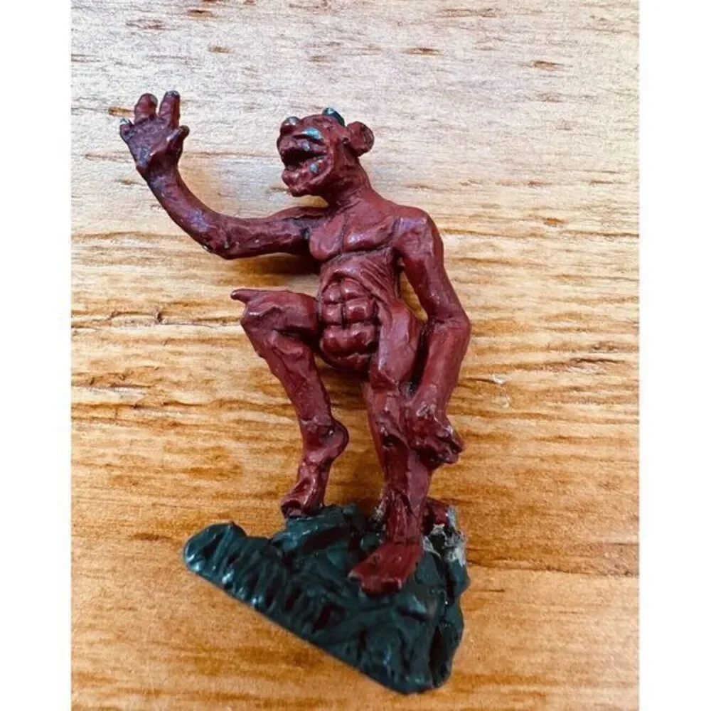 Gargoyle Armor Class 5 Miniature Fantasy AD&D Hand Painted‎ 1Stamped 1978 1352B